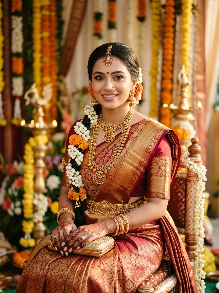 AI-generated Wedding Vows wedding look created with DreamDay Looks